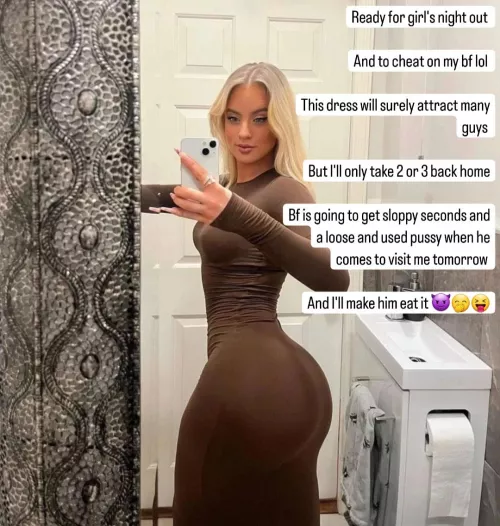 What your girl posts on her private slutty ig