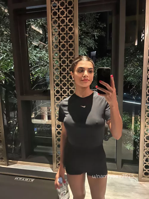 Working out in tight pants feels the best