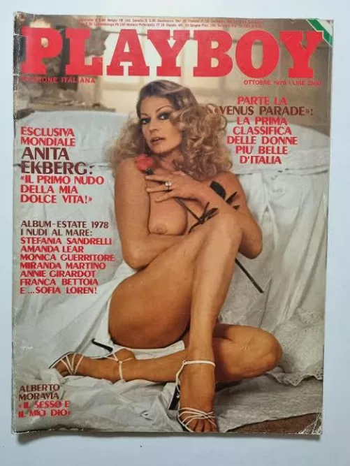 Anita Ekberg Playboy cover