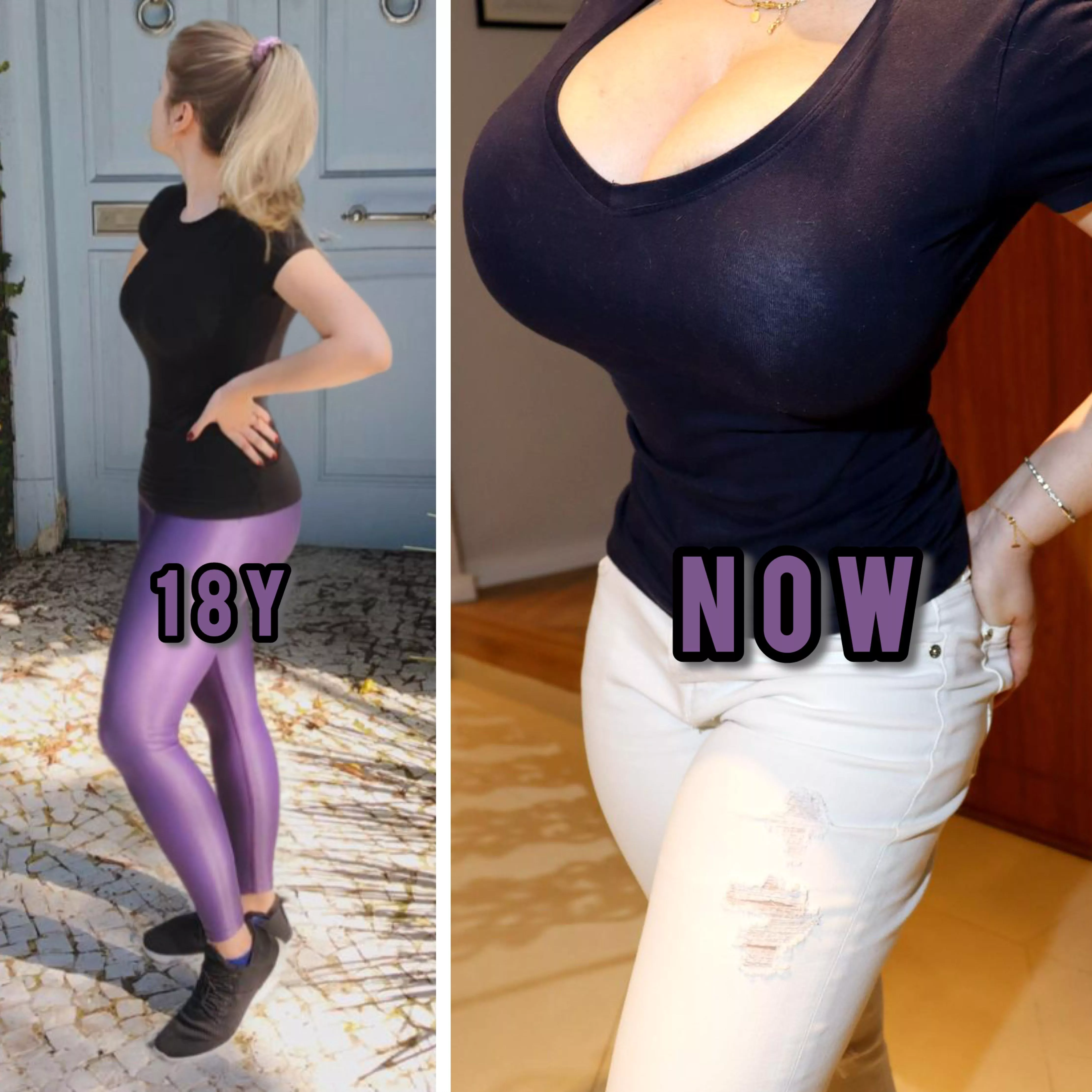 Another comparison, from the same angle: 