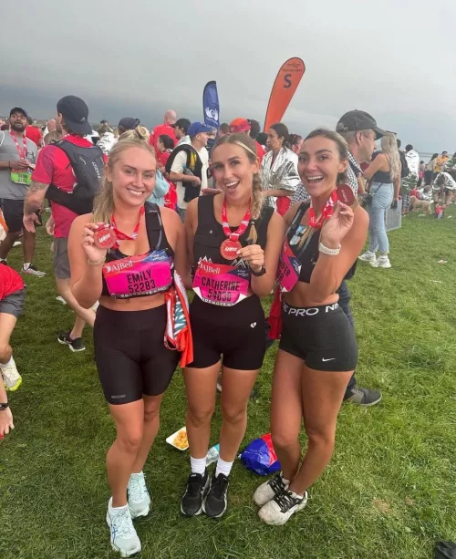 Line up these race girls