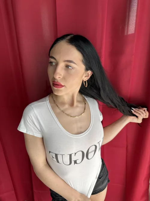 Look at my nipples. How well can you see them?