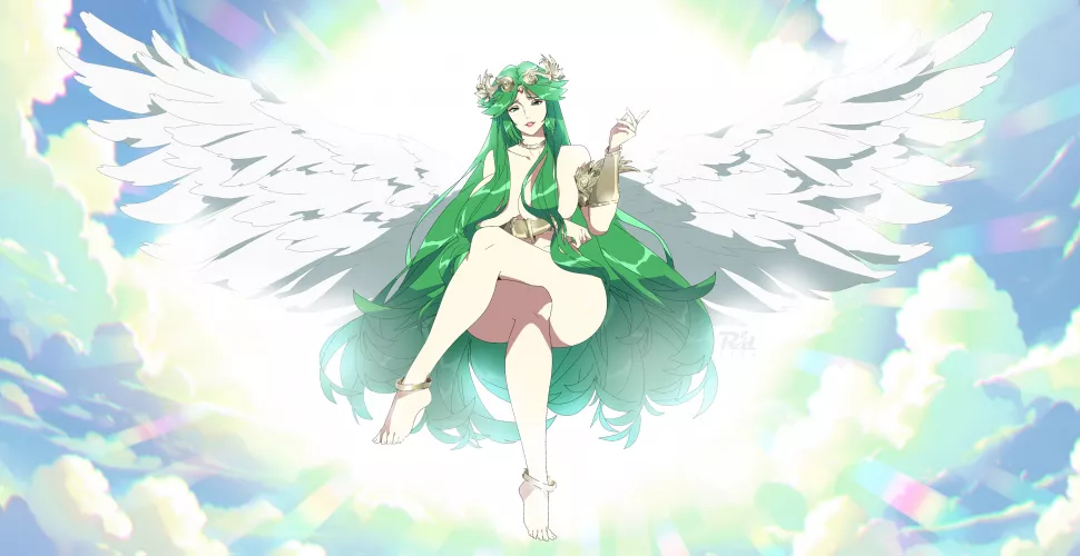 Palutena's thick and heavenly beauty