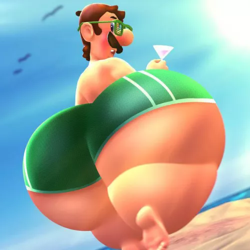 Peach isn’t the only one with the biggest peach😏 (@LouThePyro)