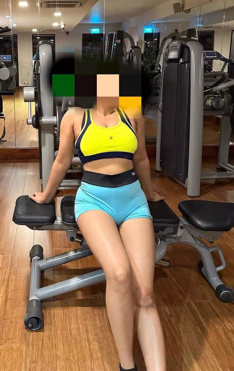 Posing instead of working out 