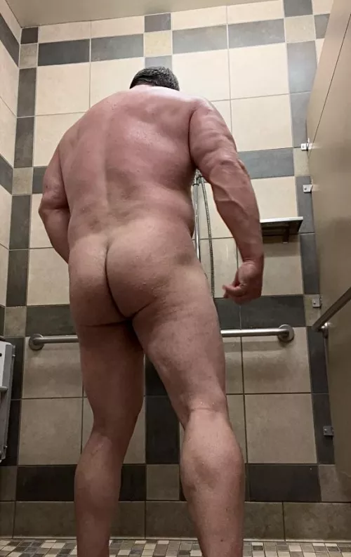 Post workout shower 