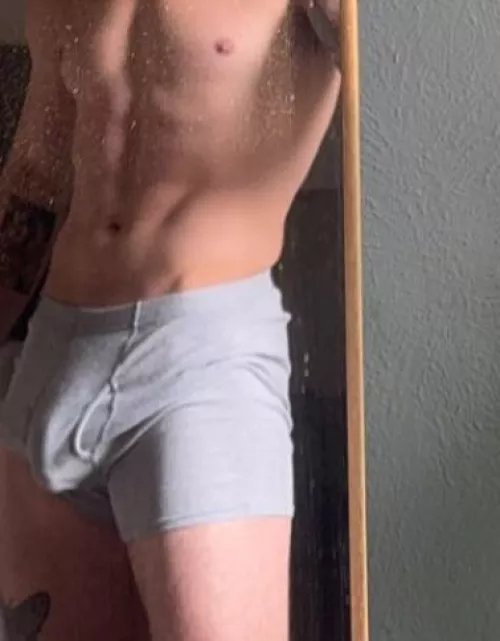 POV your roommate won’t stop walking around in his underwear when your girl is over 