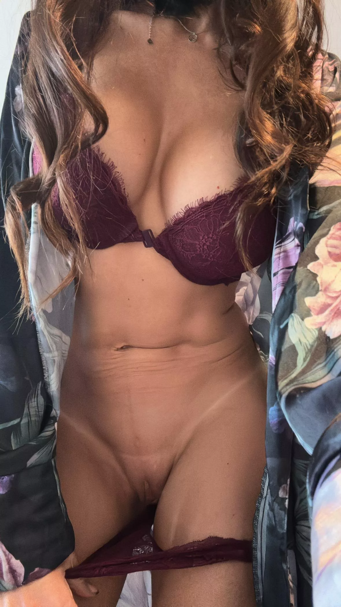 She is never ever embarrassed of pulling her panties down