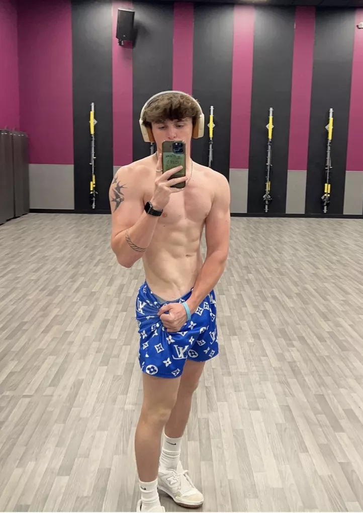 wanna come into locker room?