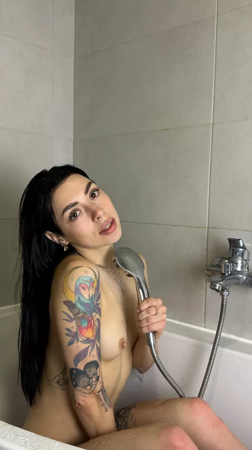 We need to take a shower together right away