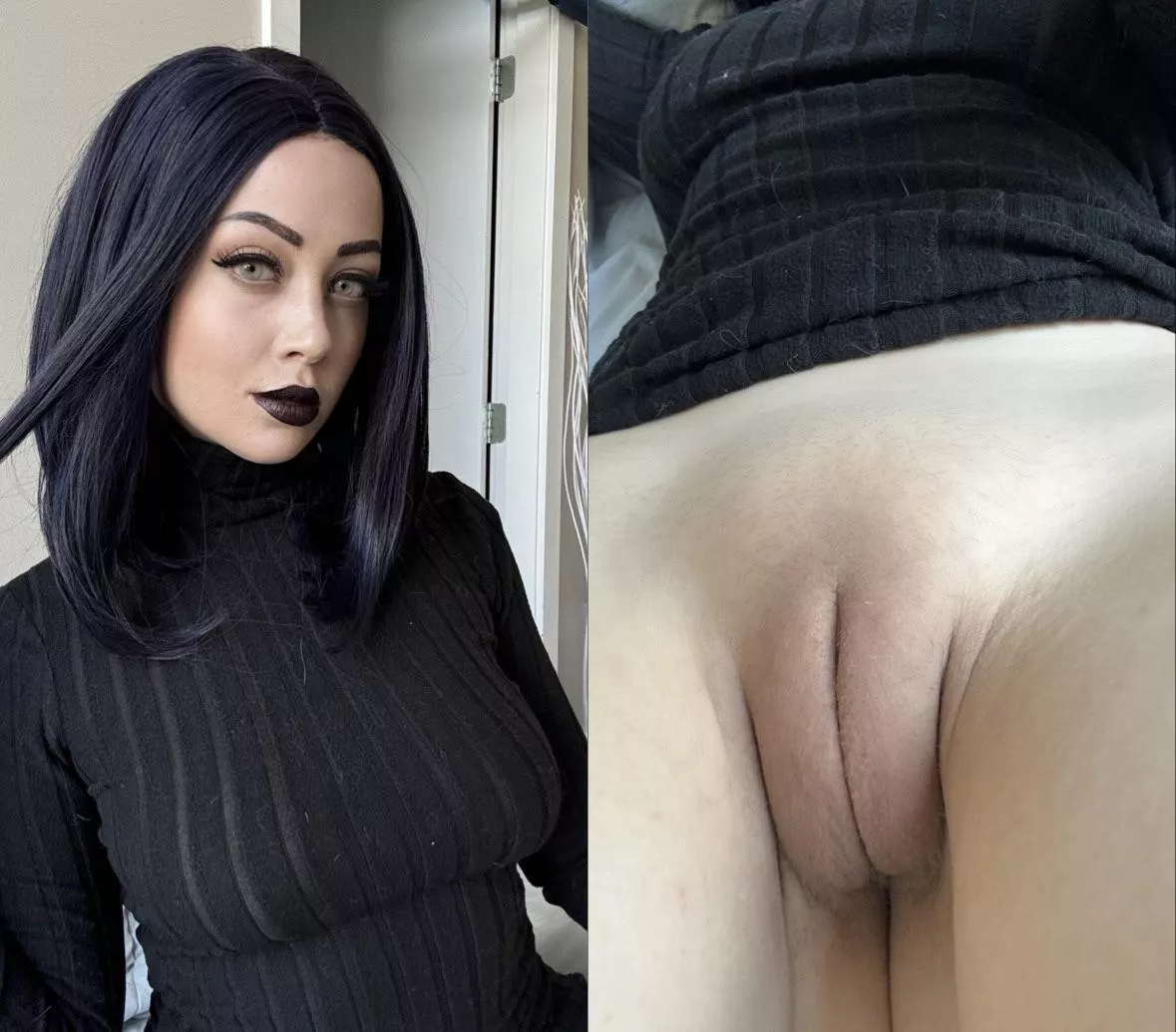 You might get black lipstick on my pussy if you kiss me before you eat it, but I don’t mind 