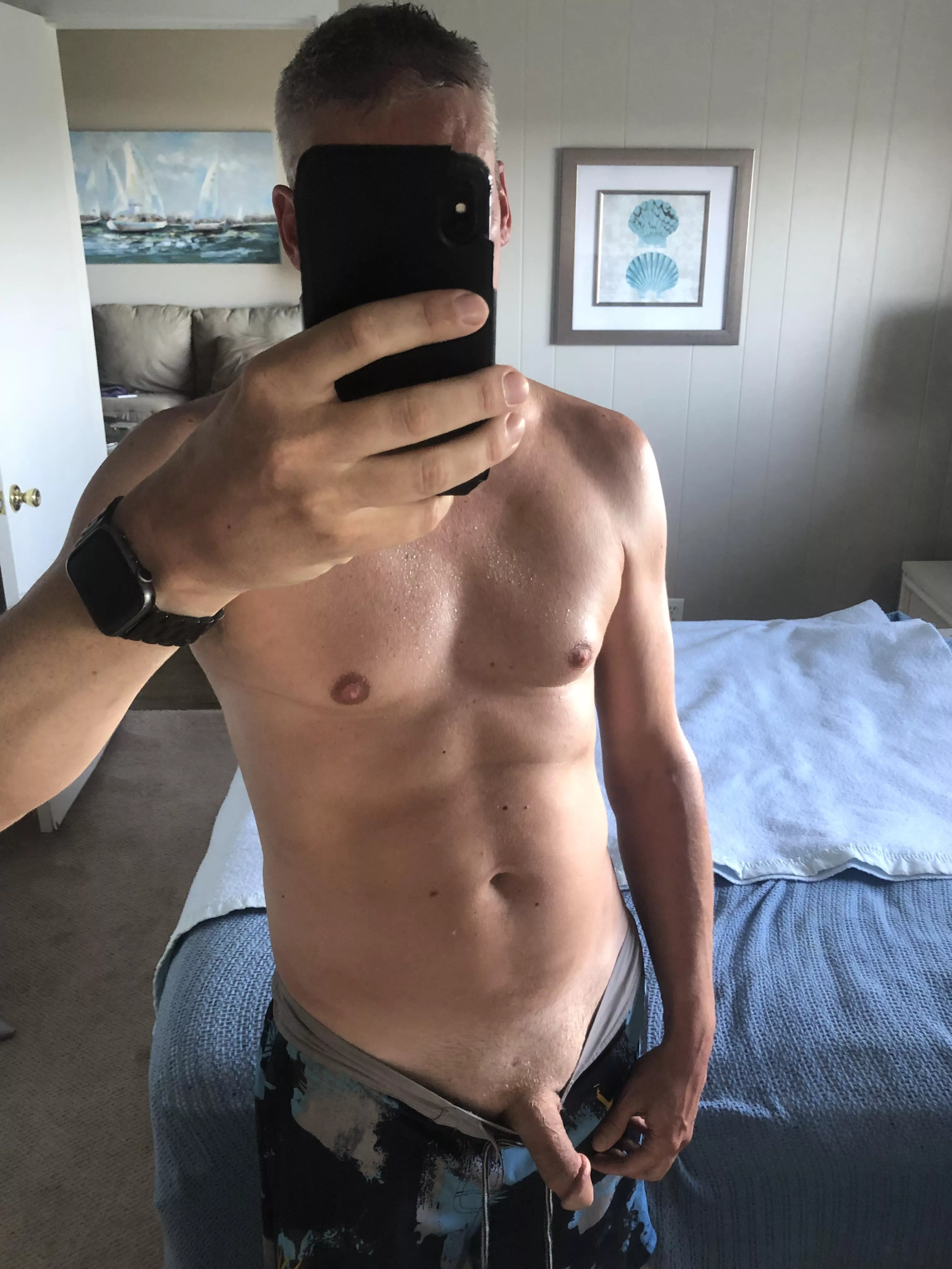 (47) so I just came from the pool, and the water was cold…