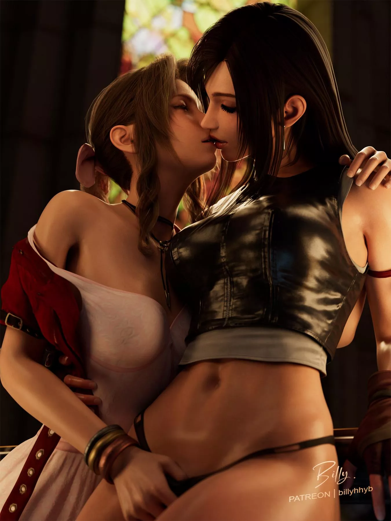 Aerith and Tifa (Billy)