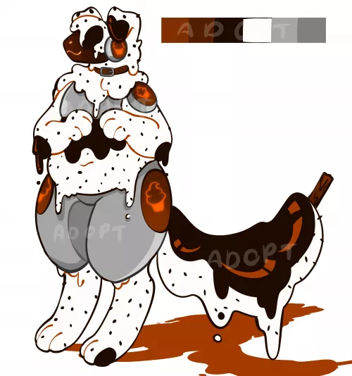 Chocolate flakes ice cream Dalmatian proto, do you like them?