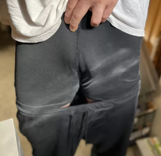 Doing laundry and caught the light