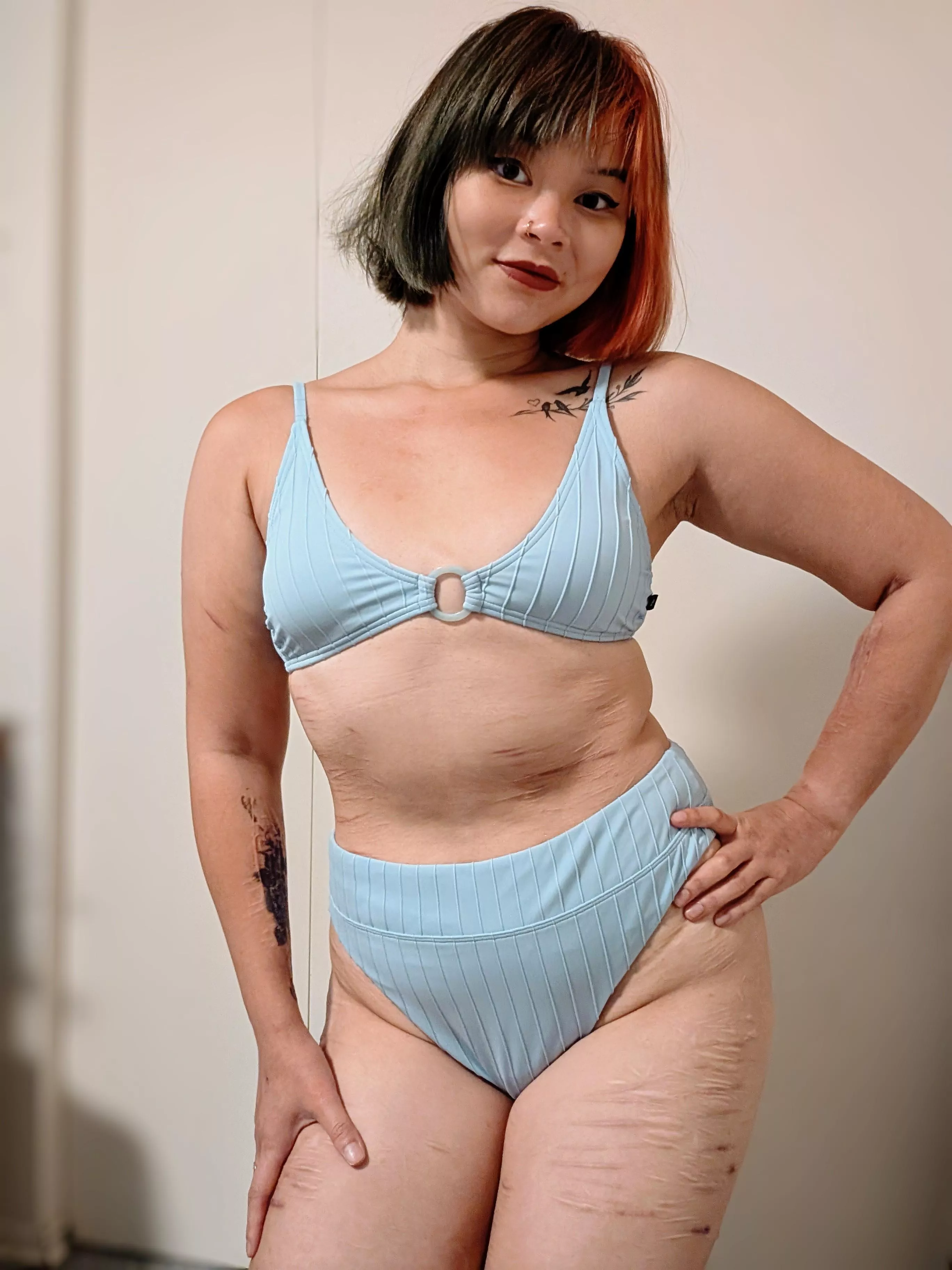 Feeling like Cinderella in this new blue suit 