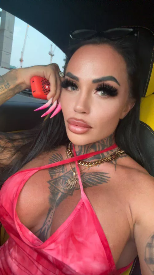 I heard tattooed girls with big tits are your type