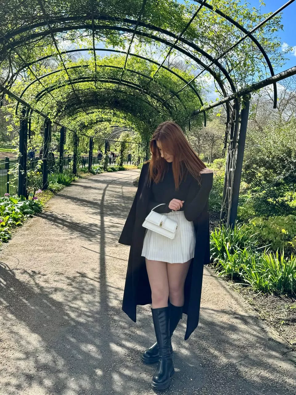 I went out for a walk, to get some fresh air