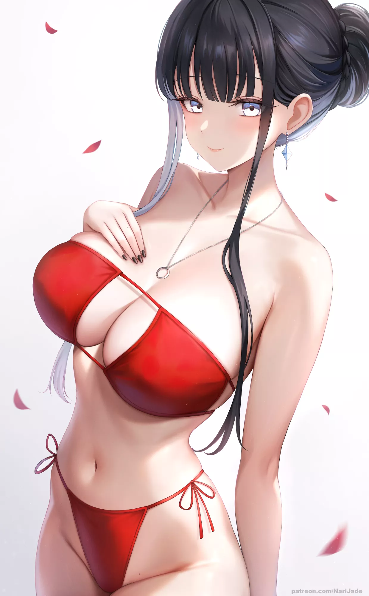Iris in bikini