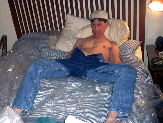 Me in my piss-wet undies and jeans