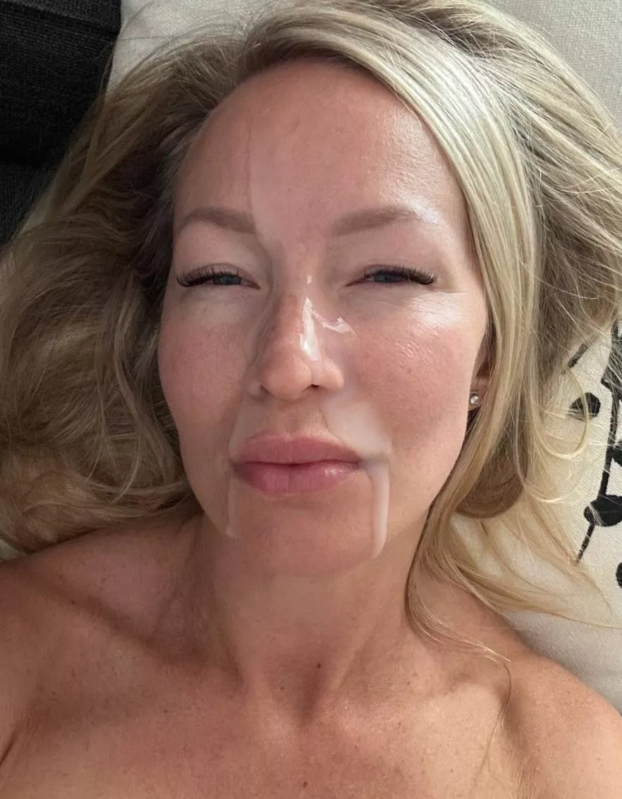 My face looks better covered in cum