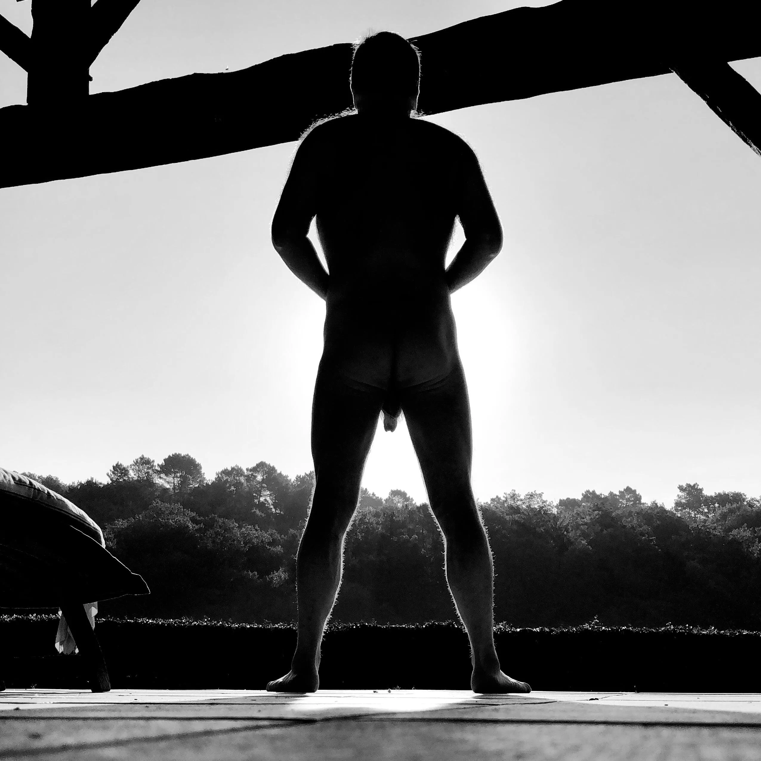 Out in the morning sun