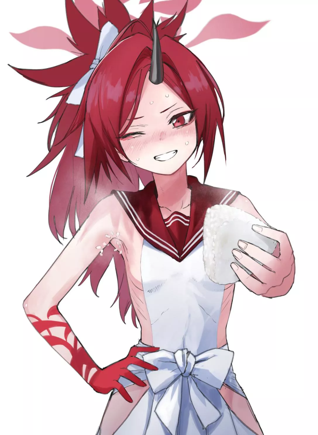 Renge's Onigiri (sadamatsu ryuuichi) [Blue Archive]