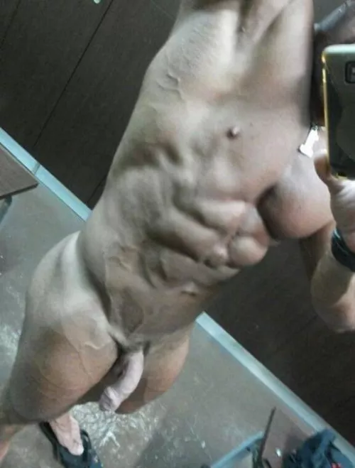 Happy hump day...love showing off in the locker room 