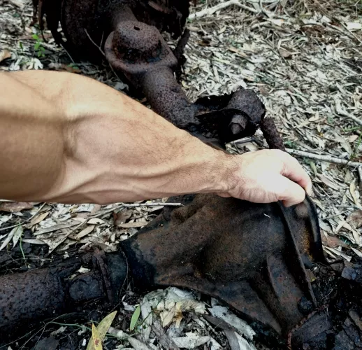 I'm no mechanic, but I think she's done