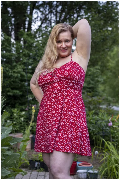 In my front yard, enjoying a cooler evening.