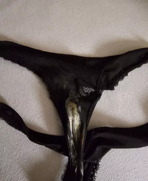 Please stroke my pussy until I'm making this kind of wetness in my panties