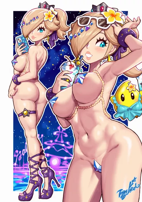 Rosalina's new outfit, it's not too exposing is it? (HikariEkakinin)