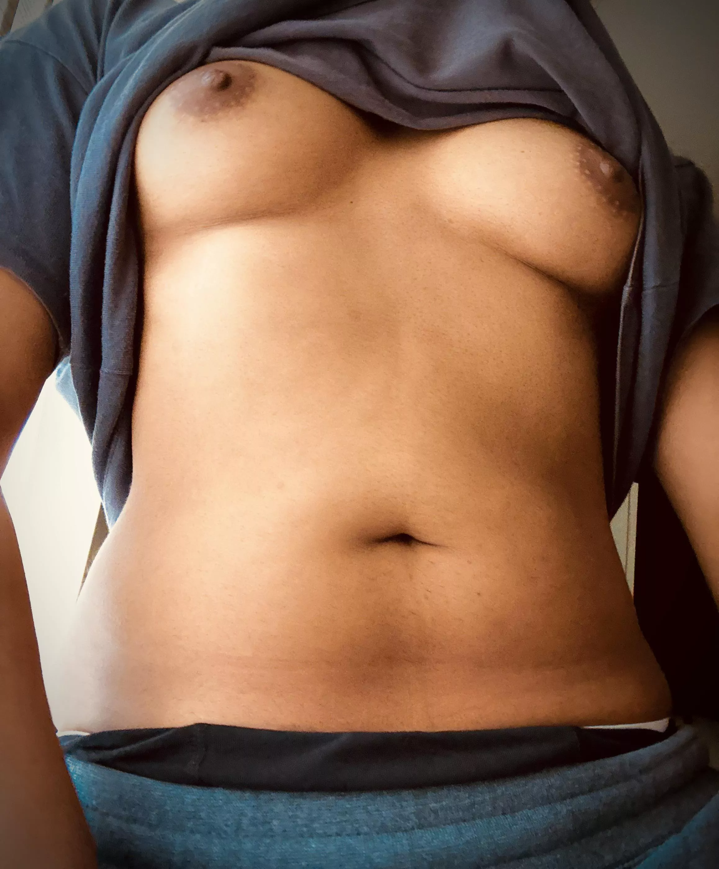 Tits, tummy or both? 😛