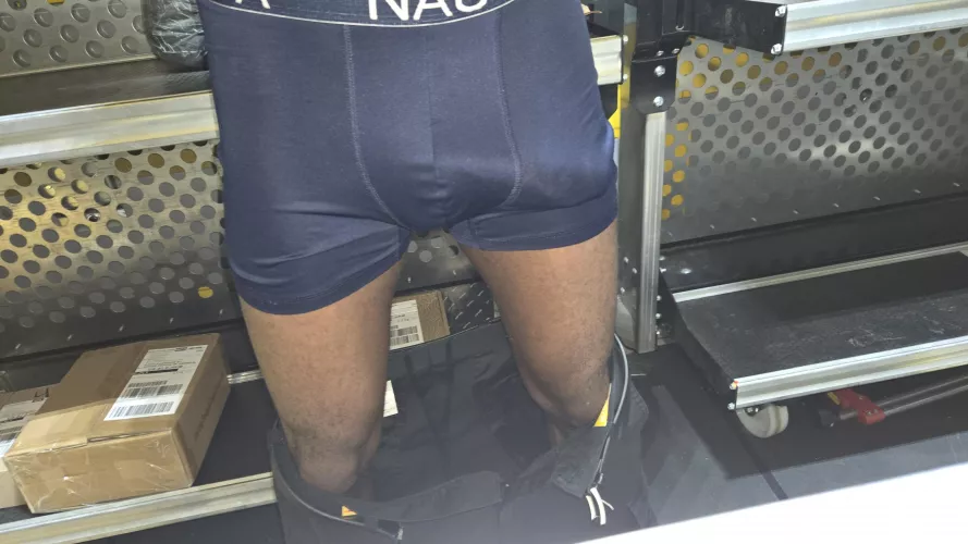 What happens if your delivery driver comes to the door like this??