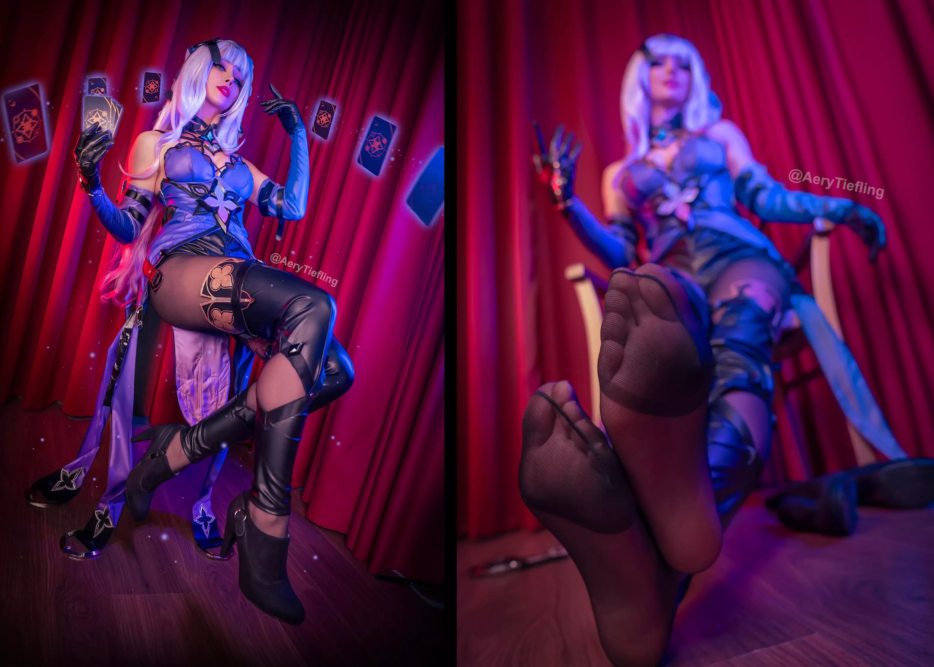 Black Swan (Aery Tiefling) [Honkai Star Rail][OC]