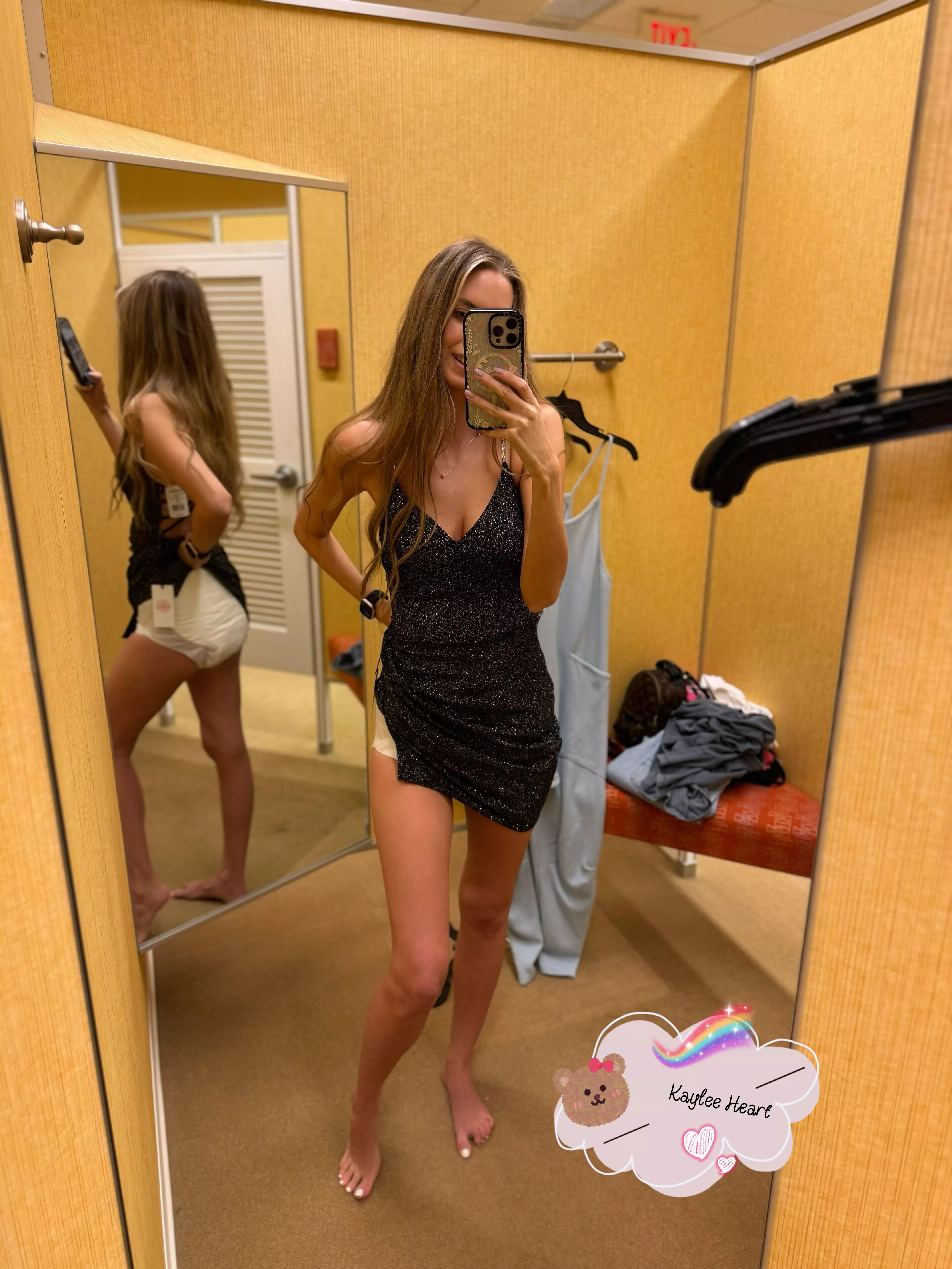 Don’t peek Daddy 🙈 