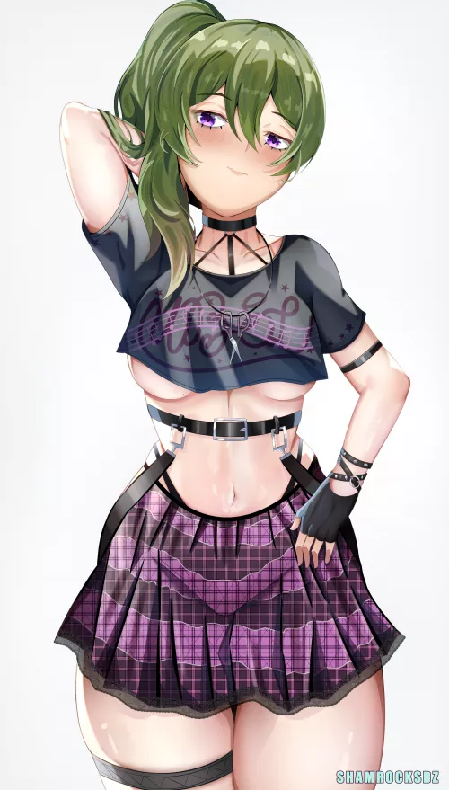 Goth outfit Ubel [ShamrocksDZ]