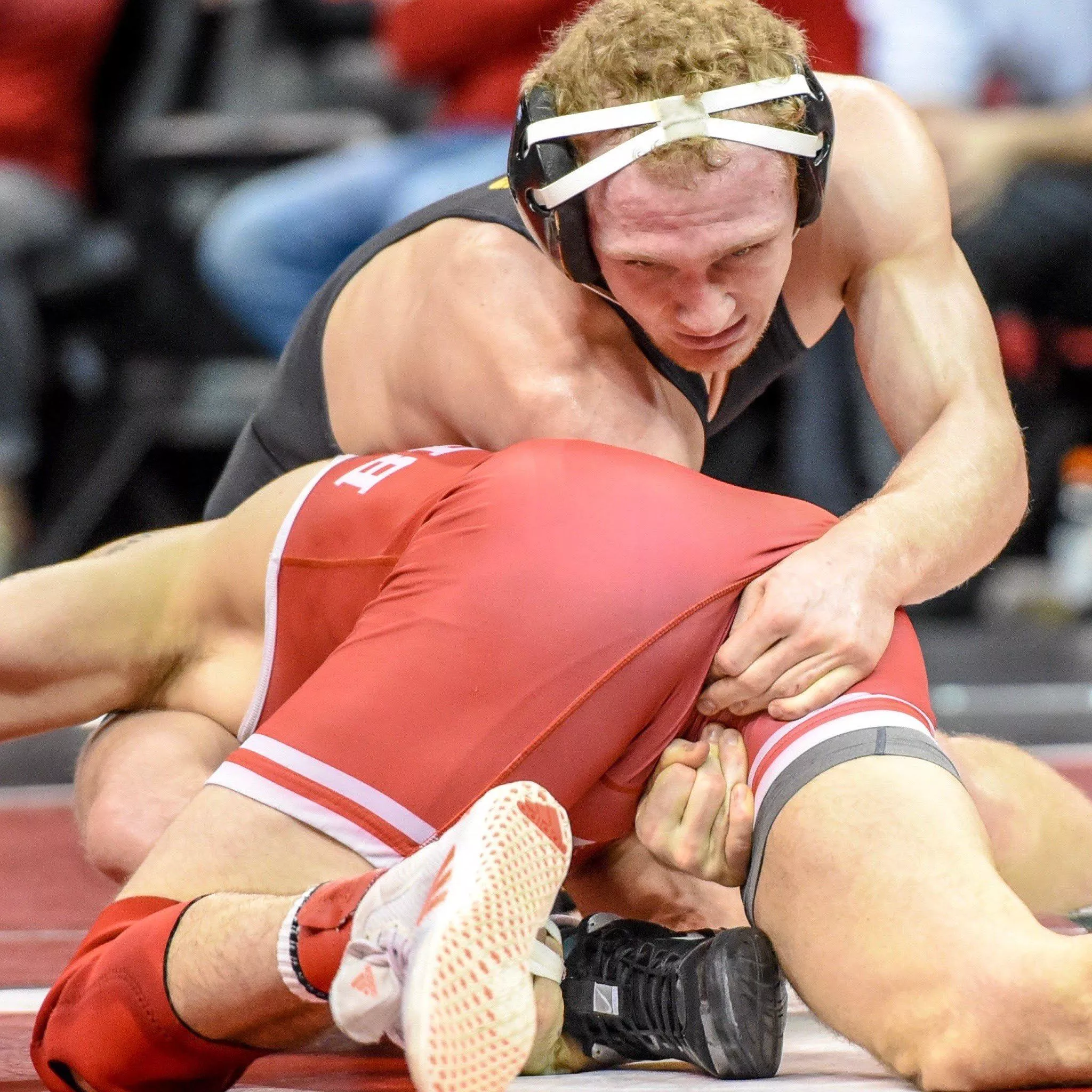 Is he TRYING to rip it open?