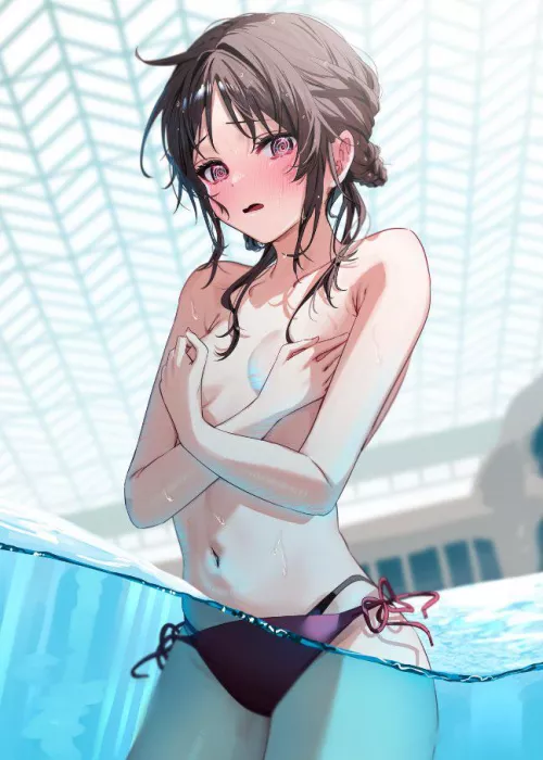 Lost Her Top At The Pool