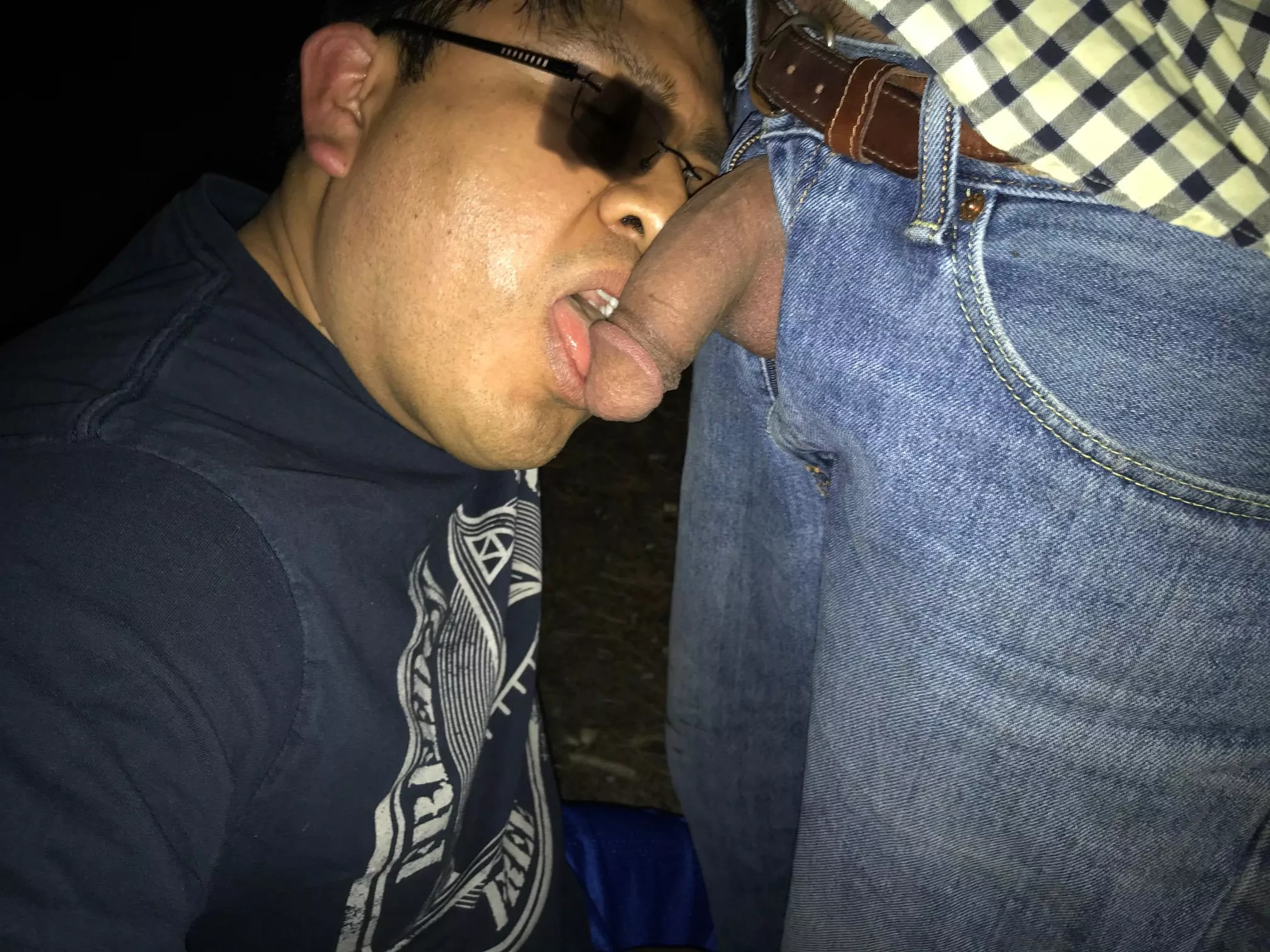 my co-worker let me play with his cock…