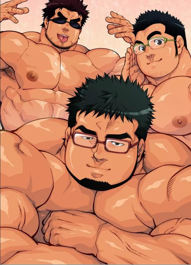 Rugby boys wearing glasses (by @terujirou1014)