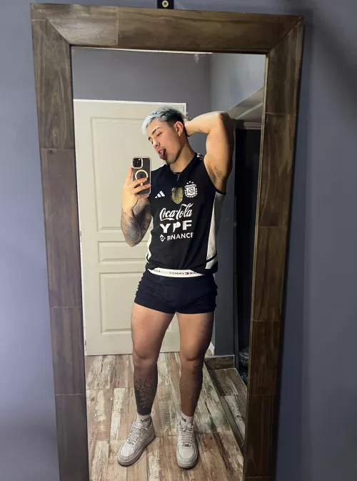 Want to sniff the sweat of a soccer stud's armpits? 