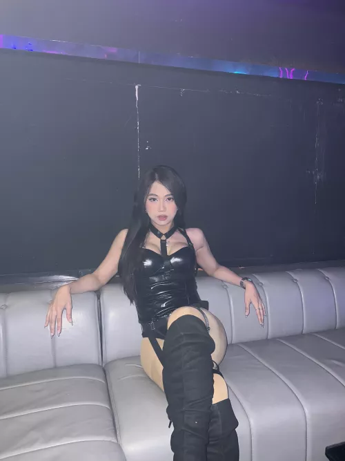 With this sexy leather suit, I've got your attention now let’s make it unforgettable!