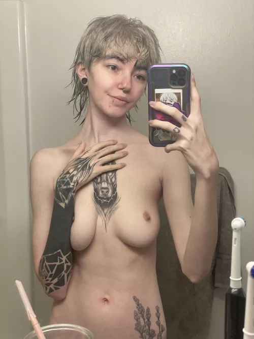 Would you join a goth boi in the shower?