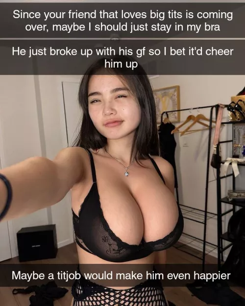 Your gf wants to cheer your friend up