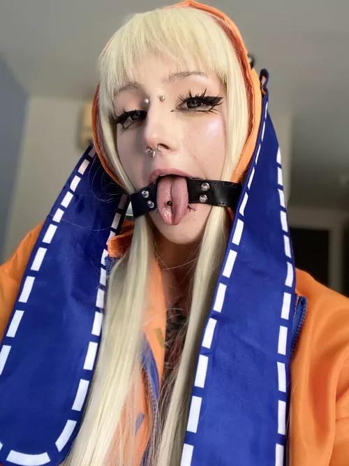 Ball gagged beauty waiting for punishment