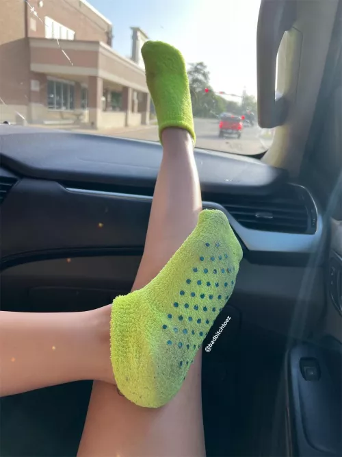 Dirty fuzzy socks 💚