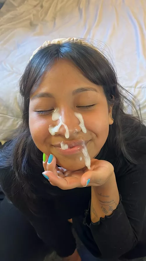 My face thick creammy