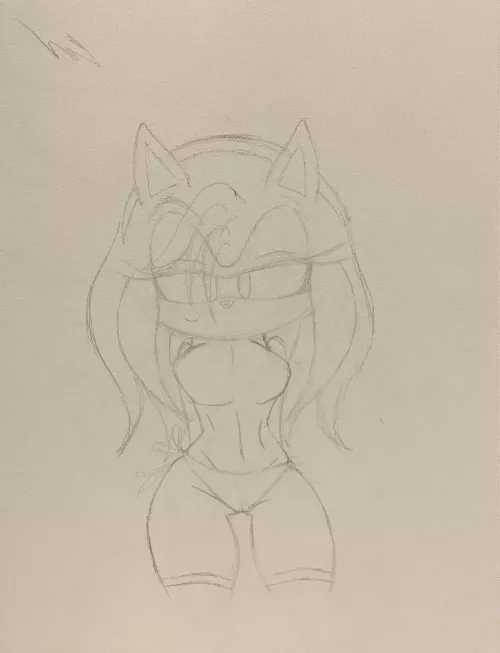 Sketch of Amy I did (WIP)
