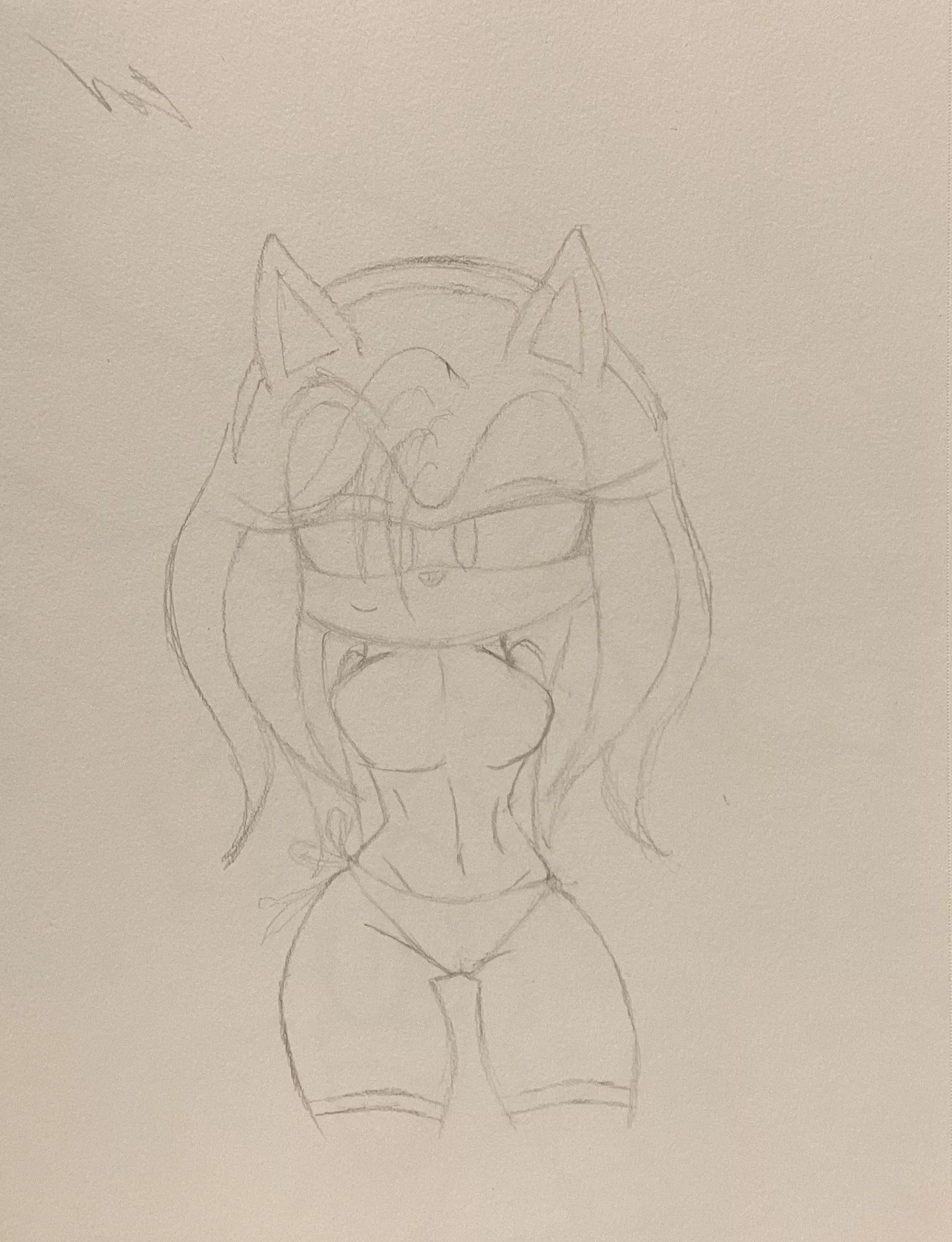 Sketch of Amy I did (WIP)